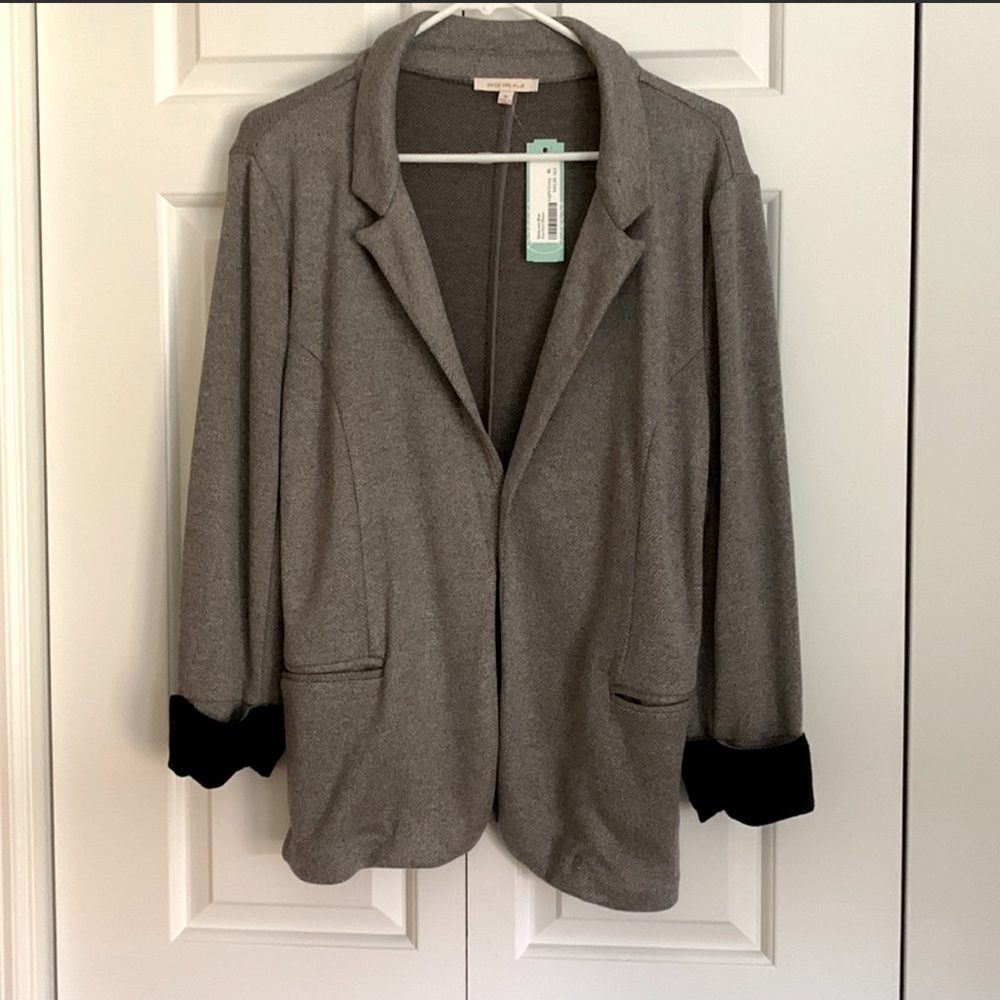 Skies Are Blue Asa Knit Blazer